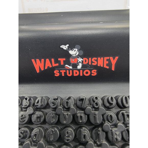 Disney 100 Eras typewriter-Walt Disney Studios Typewriter Sticky Note Holder New - Picture 5 of 5